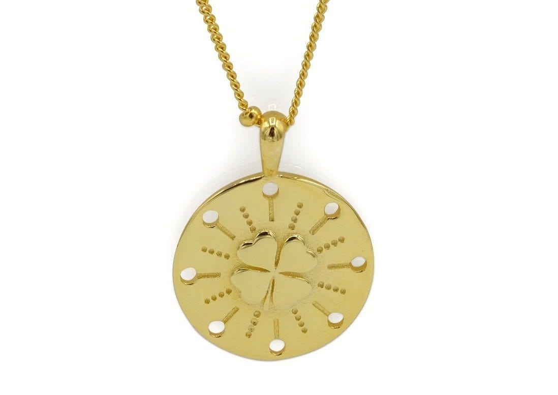 KLEEBLATT KETTE GOLD - CORAZUL 