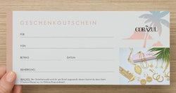 Schmuck Gutschein verschenken (20€ / 30€ / 50€ /100€) Gift Cards Corazul Shop