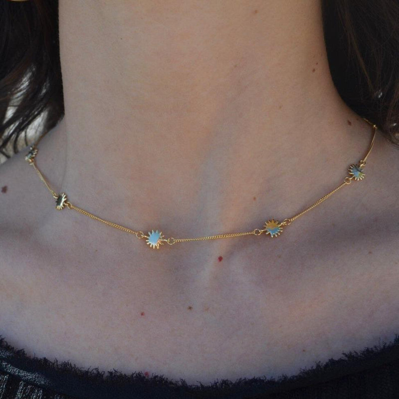 SUN NECKLACE GOLD - CORAZUL "ARRAIAL" Corazul