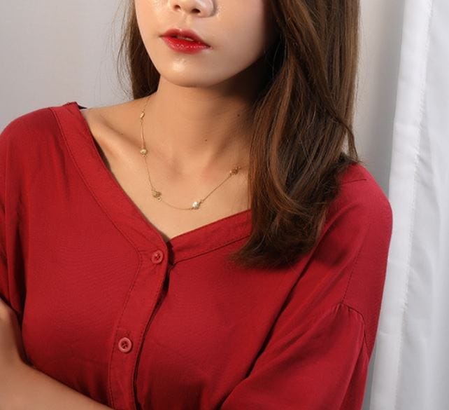 SUN NECKLACE GOLD - CORAZUL 
